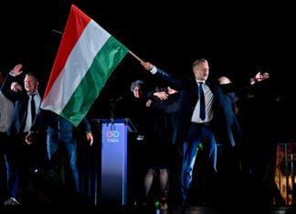 Tisza, Hungary’s opposition party, wins parliamentary elections.
